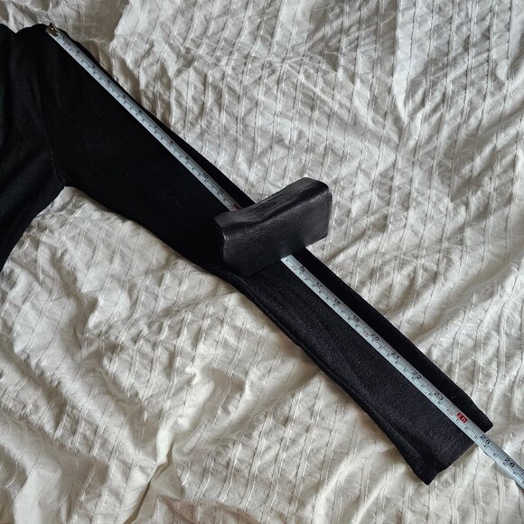 Aritzia Wilfred Free Moulton Mock Neck Low Back Dress - 2018 - Black - Sz S - Picture 9 of 11